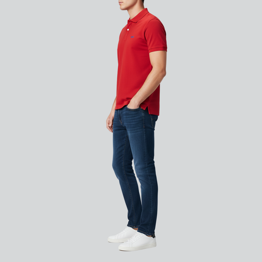Luxury Plain Red Polo