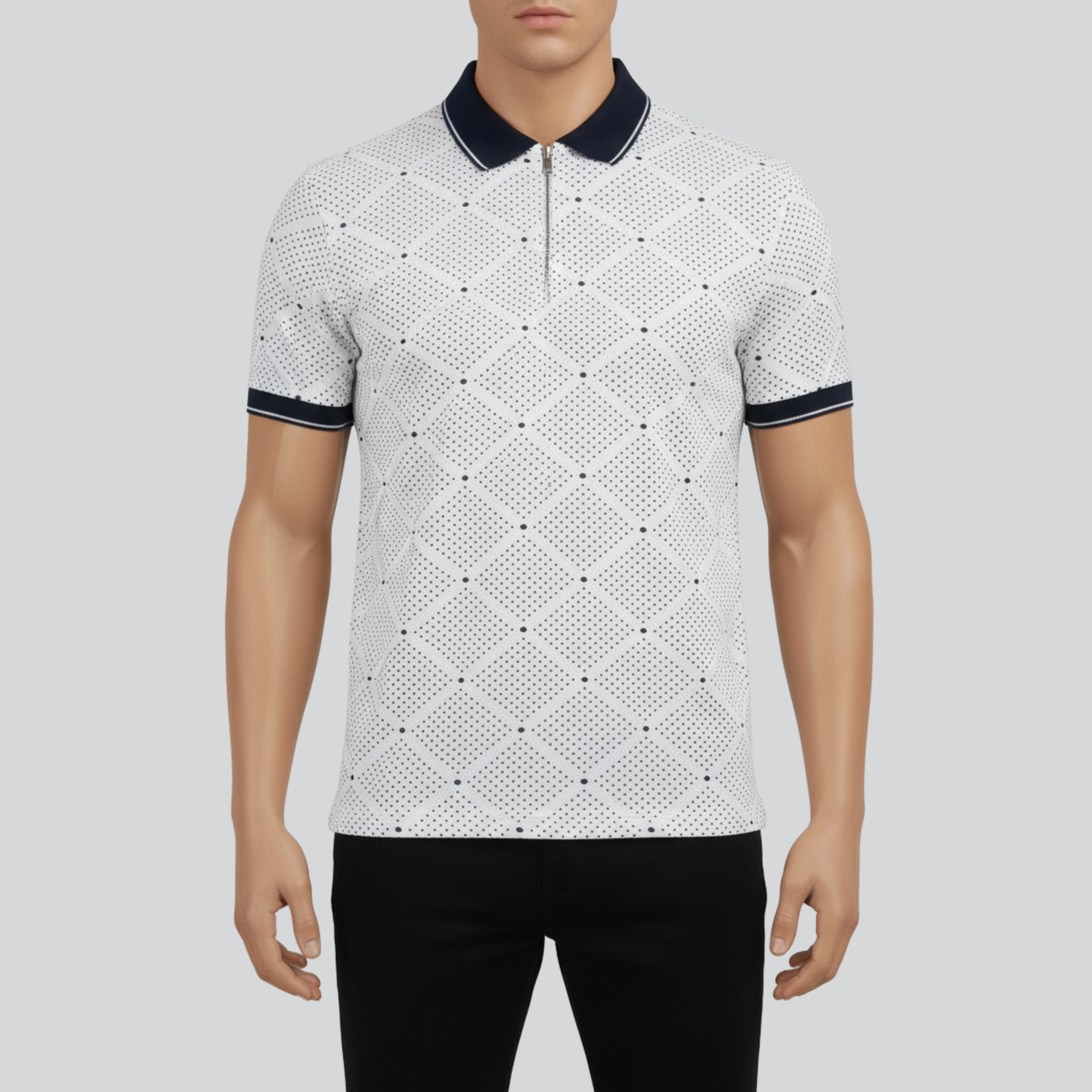 Luxury Pattern Polo Shirt