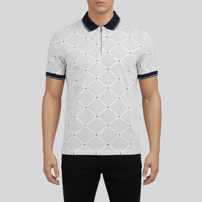 Luxury Pattern Polo Shirt