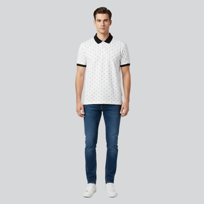 Luxury Pattern Printed Polo Shirt