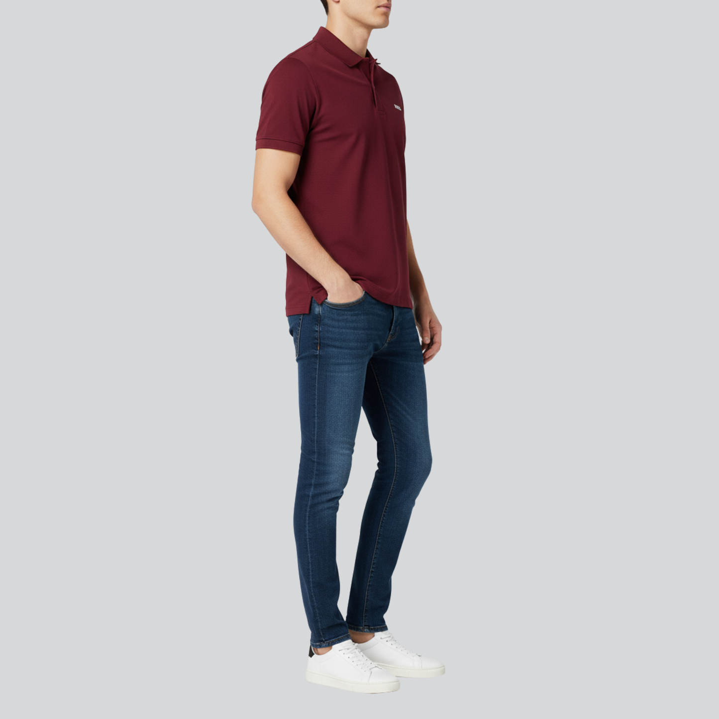 Luxury Plain Maroon Polo