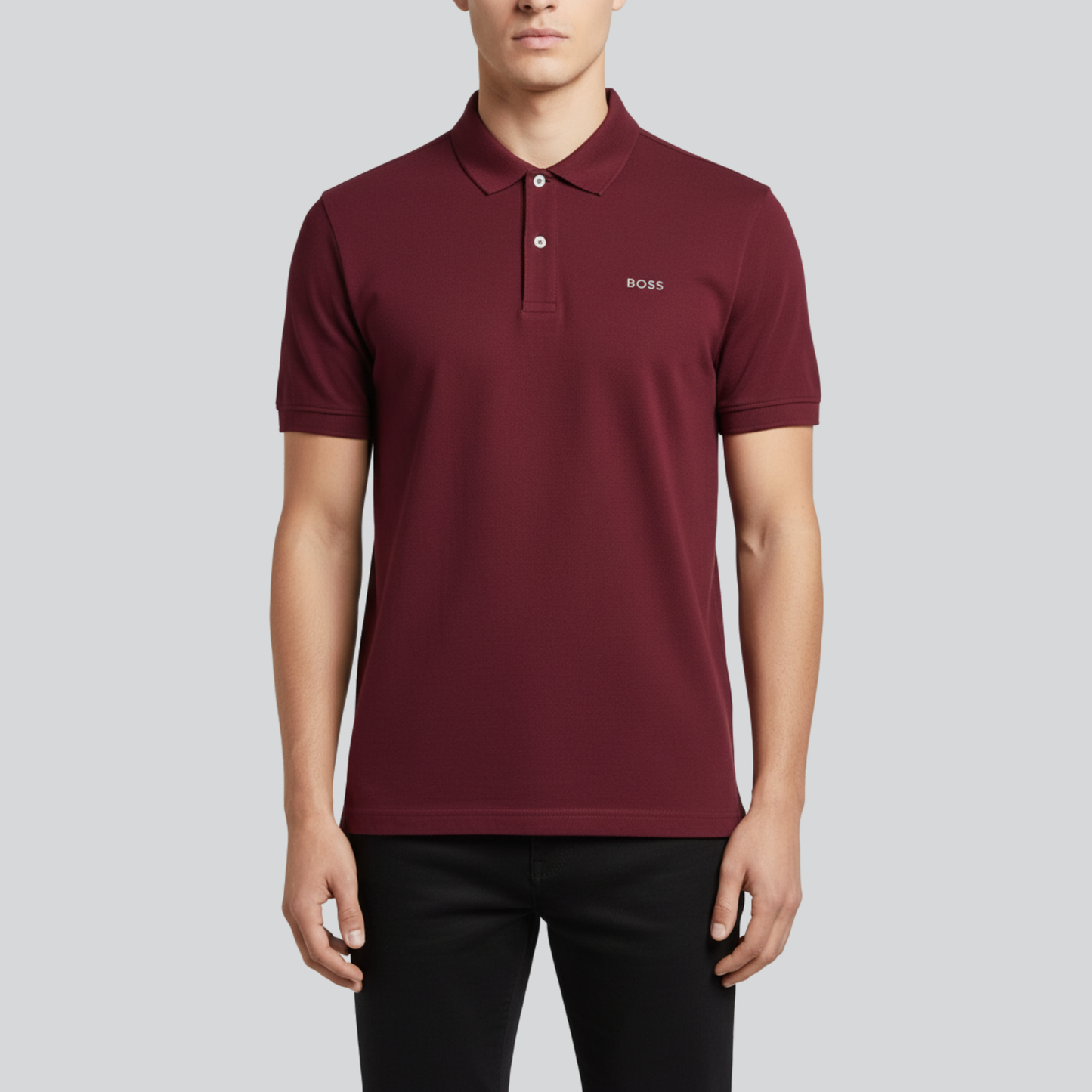 Luxury Plain Maroon Polo