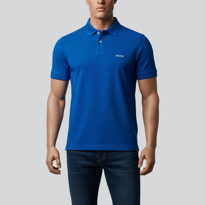 Luxury Plain Blue Polo