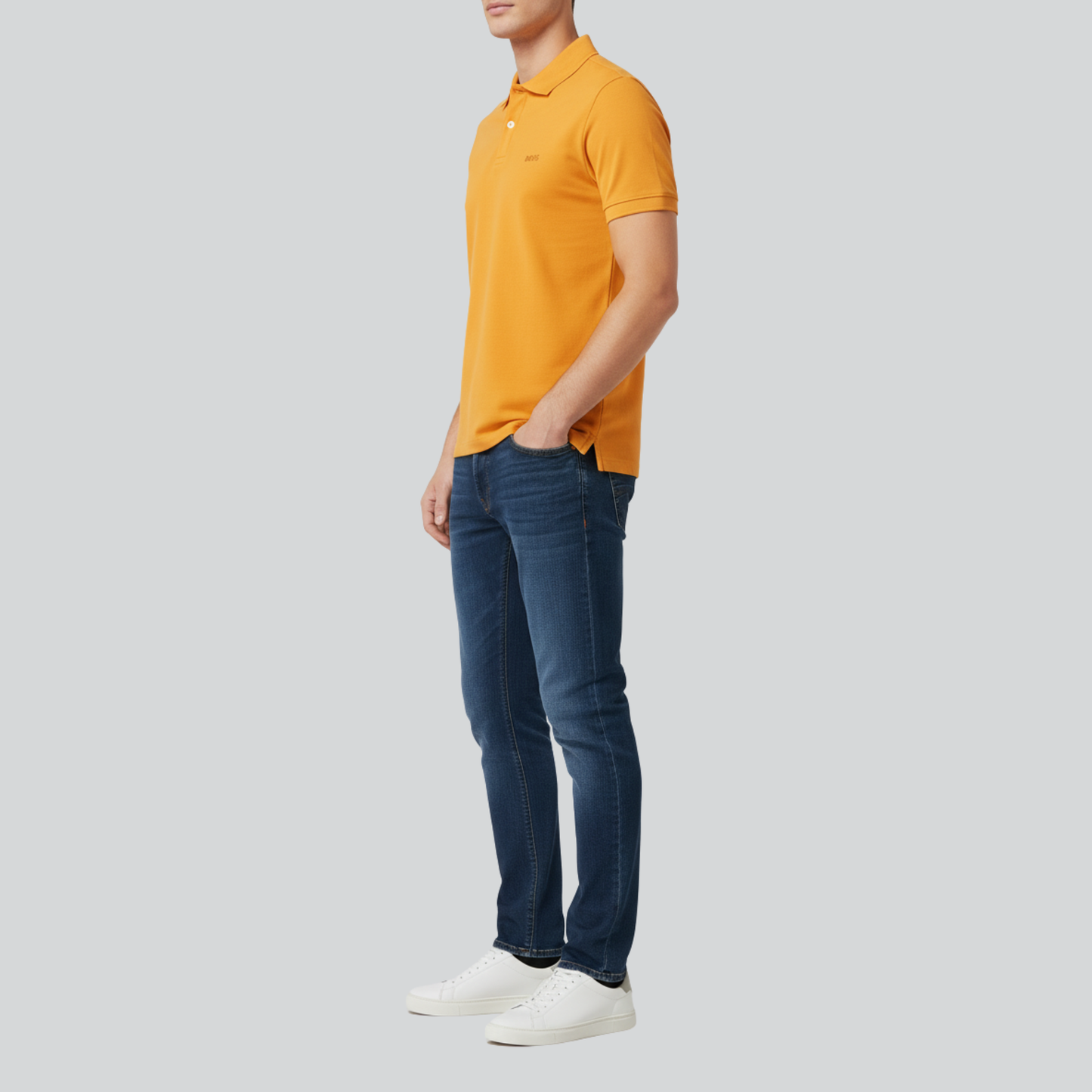 Luxury Plain Yellow Polo
