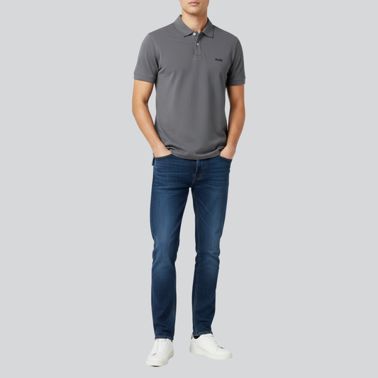Luxury Plain Grey Polo