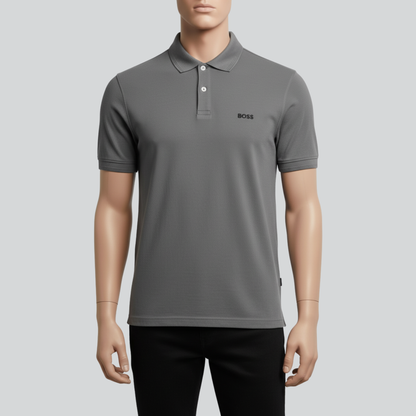 Luxury Plain Grey Polo