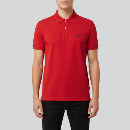 Luxury Plain Red Polo