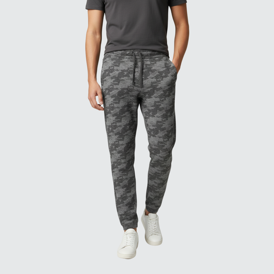 Men’s Smart Casual Trouser - textured grey